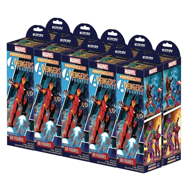 Marvel Heroclix Avengers Forever Brick (10) Boosters Sealed