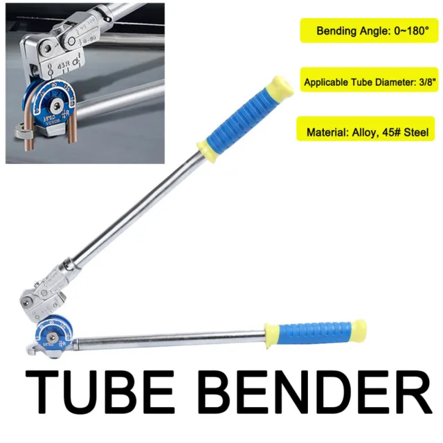 180 Degree Tubing Bender,Copper Tube bender Applicable Pipe Diameter: 3/8 ",10mm