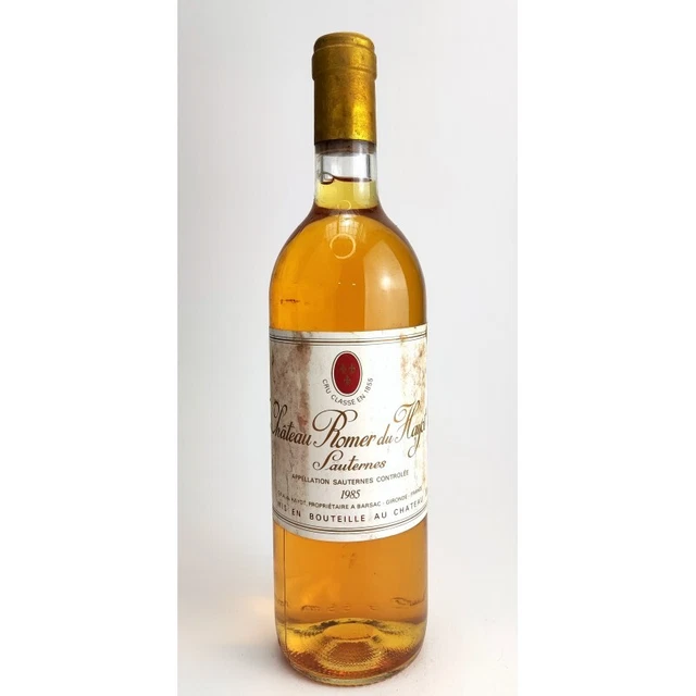 1985 - Chateau Romer du Hayot - Sauternes