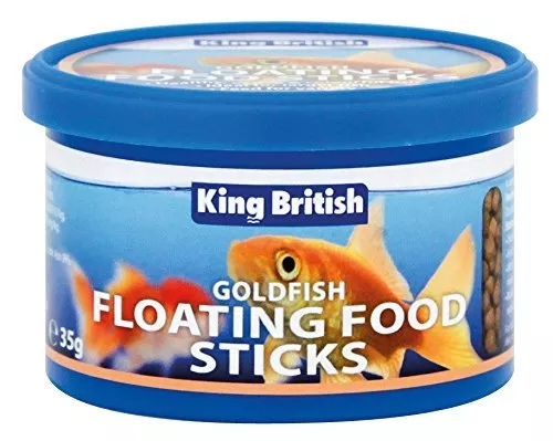 King British Goldfish Flotante Comida Pellets Completo para Agua Fría Peces 35g