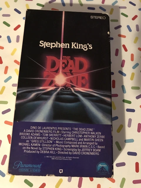 The Dead Zone (VHS, 1983) Movie Stephen King No UPC Code
