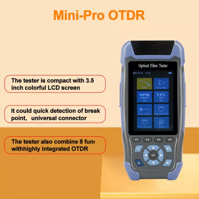 Optical Power Meter FTTH SM Fiber Optical Cable Tester Fiber FC/SC/ST Connector