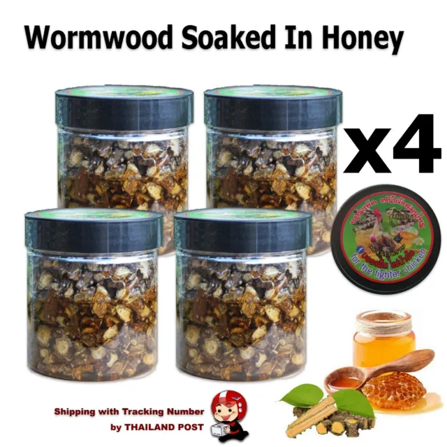 4x Herbs Wormwood Soaked In Honey Nourish To Be Strong