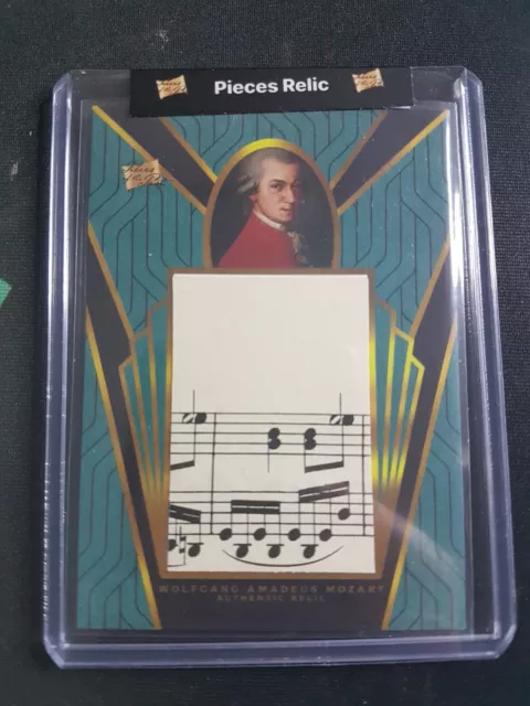 2023 Pieces Of The Past Mozart Music Notes Document Relic!