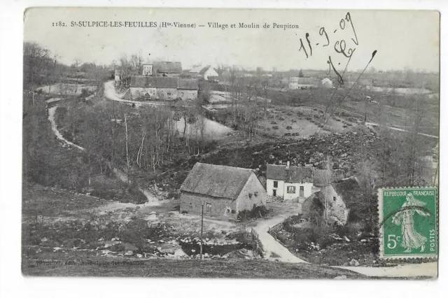 87  Saint Sulpice Les Feuilles  Village Et Moulin De Peupiton