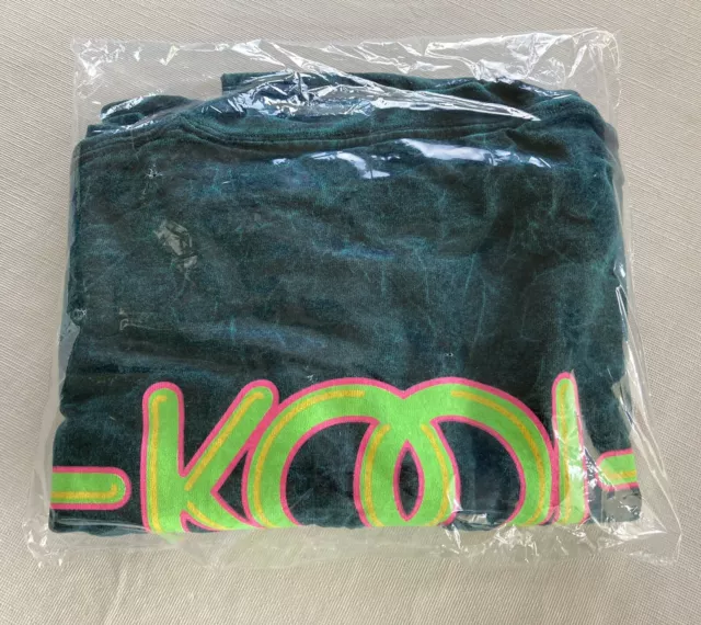 NEW-KOOL CIGARETTES-T SHIRT-XL-PROMO TEE-TIE DYE-NEON-ACID WASH-LOGO-VTG 80s 90s