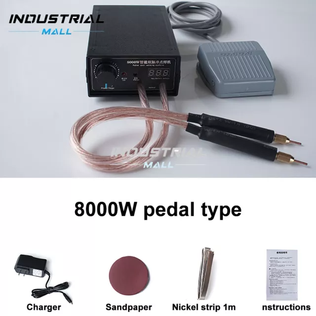 8000W Mini Spot Welder Machine DIY Kit  Battery Spot Welding Pen Tool