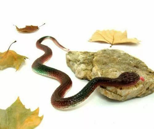 GIOCATTOLO IN VERA gomma 16 falso serpente safari giardino oggetto di  scena scherzo regalo di Halloween EUR 2,12 - PicClick IT