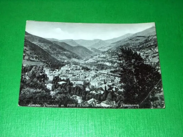 Cartolina Limone Piemonte ( Valle Vermenagna ) - Panorama -- 1956