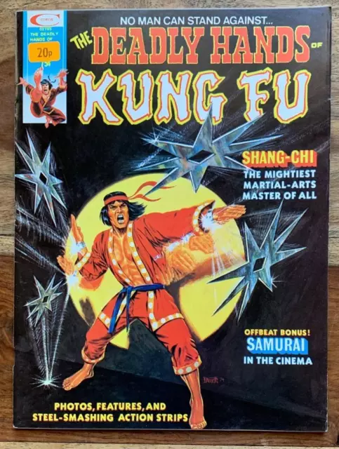 Deadly Hands of Kung Fu #5 Magazine. (Marvel 1974) VF/NM condition