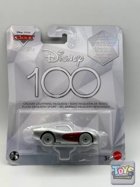 Disney Pixar Cars 100th Celebration Silver Cruisin Lightning McQueen (Chase)