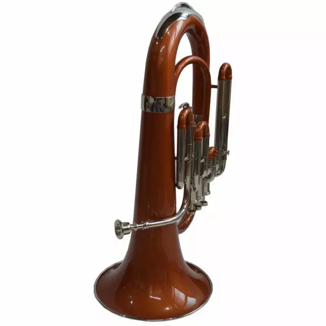 Sai Musical India Euphonium. Bb, 3 Valve ORANGE beautifull instrument WITH CASE