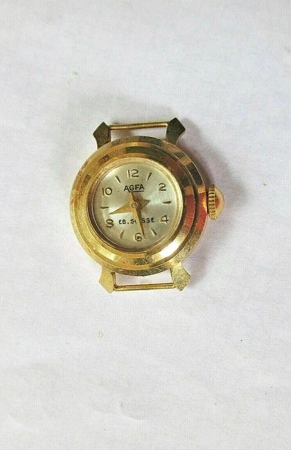 Montre Suisse Vintage Femme Années 1950 - Boîtier Plaqué Or Jaune Octogonal - Mouvement Mécanique Manuel
