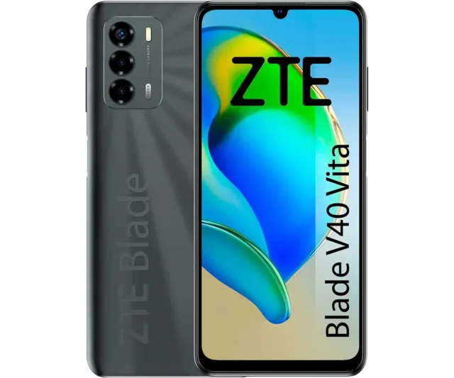 ZTE Blade V40 Vita 4G Black 128GB + 3GB Dual-SIM Factory Unlocked GSM NEW