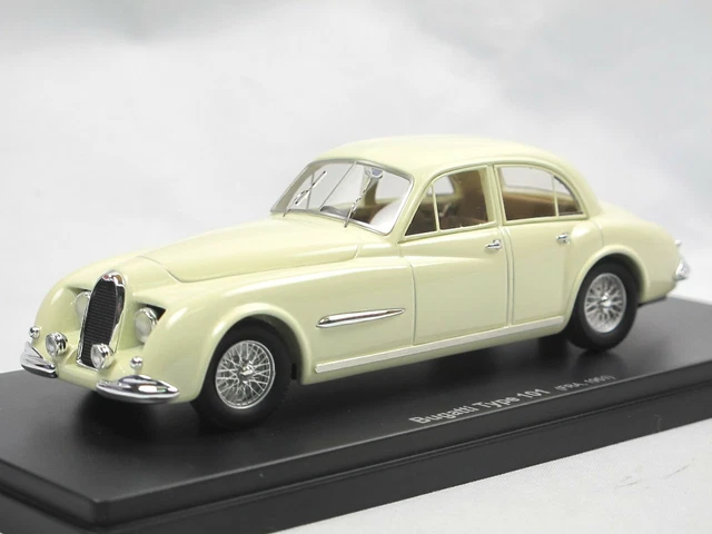 AUTOART 1/43 BUGATTI Type 57SC Atlantique 1938 Bleu Produit 50947 EUR