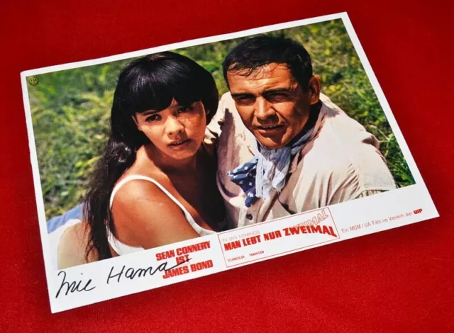 MIE HAMA RARE Signed Autograph, YOU ONLY LIVE TWICE Sean Connery, DVD, COA, UACC