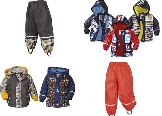 Ragazzi Bambini Matschkleidung Giacca E Giacchetta Impermeabile O Pantaloni
