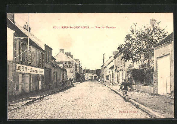 Carte Postale Ancienne CPA Villiers-Saint-Benoît – Rue Marie Guillemot, Yonne (89)