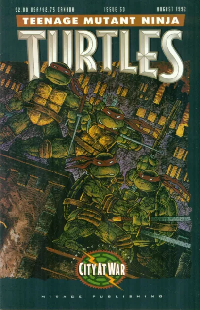 Teenage Mutant Ninja Turtles #50 Eastman Laird McFarlane Pin Up Mirage TMNT 1992