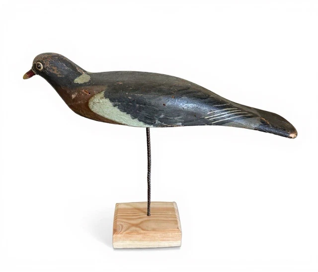 ANCIEN APPELANT APPEAU DE CHASSE CANARD EN BOIS SCULPTE ART POPULAIRE | eBay