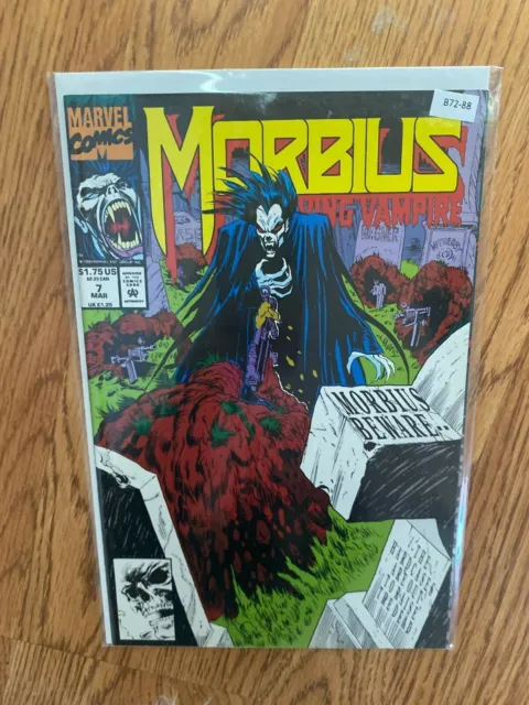 Morbius the Living Vampire vol.1 #7 1993 High Grade 9.4 Marvel Comic Book B72-88