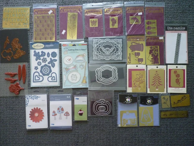5 Dies De Découpe Forme Cœur - Métal - Pour Scrapbooking Et Cartes - 9.5x9.5cm