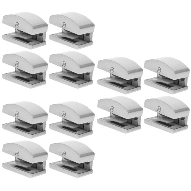 glass shower door guide 12 pièces Ajustable pare-chocs de porte de douche g