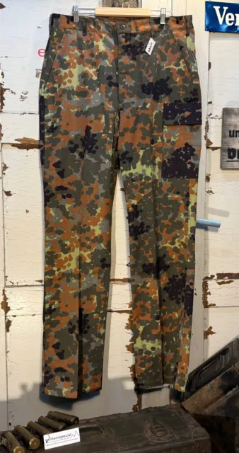 Orig. Belgian Army Air Force field pants spot camouflage size XL long 1999 new #0989