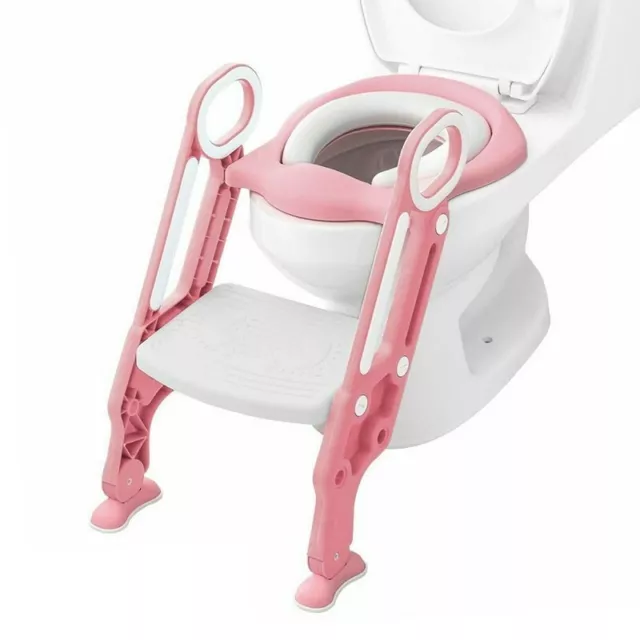 Kinder Toilettentrainer Toilettensitz mit Treppe Faltbar Toilettenstuhl B-Ware