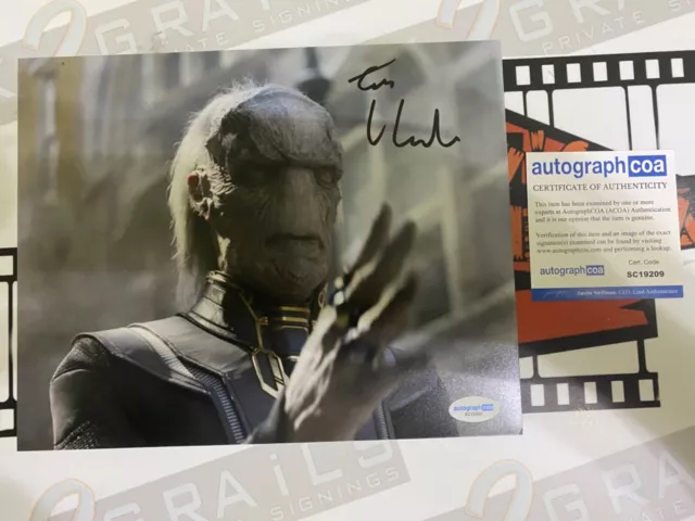 TOM VAUGHN - LAWLOR signed “EBONY MAW” AVENGERS  8x10” ACOA