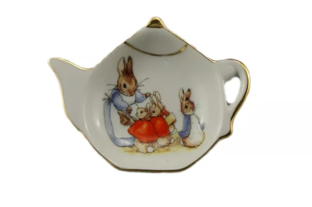 Beatrix Potter Mrs Rabbit Design Tea Bag Tidy