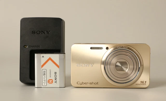 SONY CYBER-SHOT DSC-W270 Gold Digital Camera 12.1MP 28mm