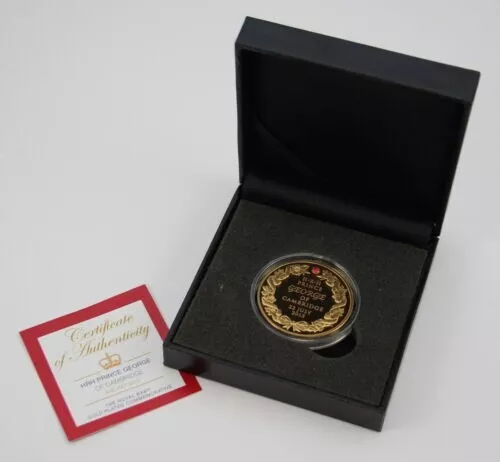 2013 UK Gold Plated Copper Coin - Commemorating HRH Prince George of Cambridge