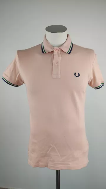 Fred Perry Maglia Polo Uomo Tg. M Man Polo Shirt Casual Vintage