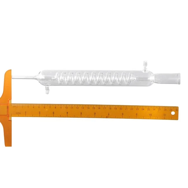 GLASS CONDENSER GLASS Distillation Flask Glass Condenser Tube 16.43