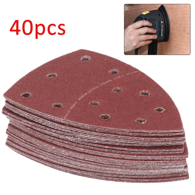 40-180 Bond Abrasive Sanding Sheets For Bosch PSM 100A Detail Palm Sander Mixed