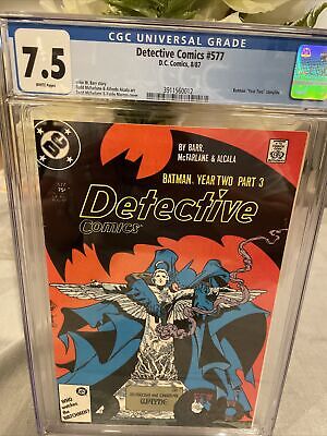 Detective Comics #577 Cgc 7.5 Mcfarlane Cover Art Classic 1987 Year 2