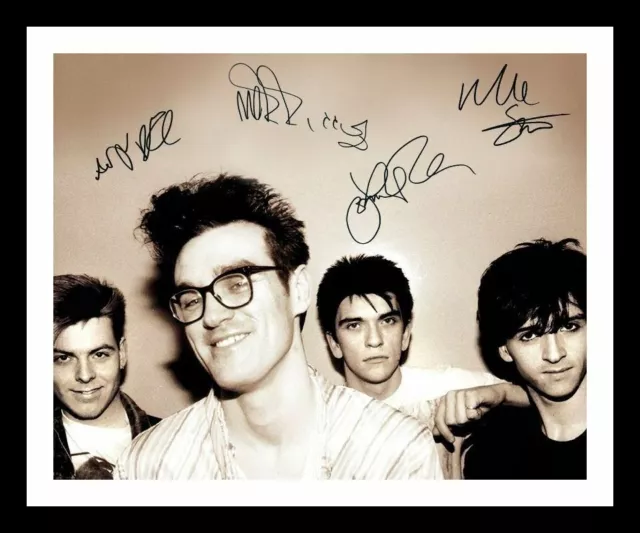 The Smiths Autograph Signed & Framed Photo