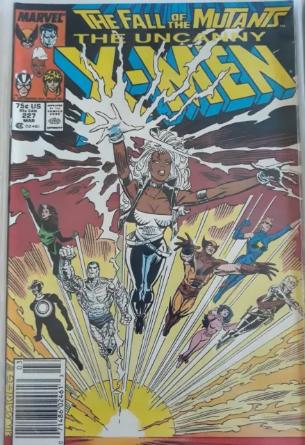 Marvel Comics the Uncanny X-Men newsstand issue vol 1 #227 1988 (W)