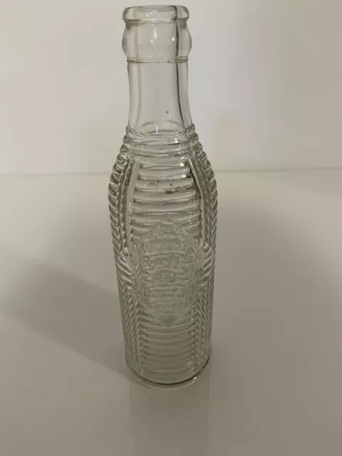 1920's Orange Crush Clear Soda Bottle