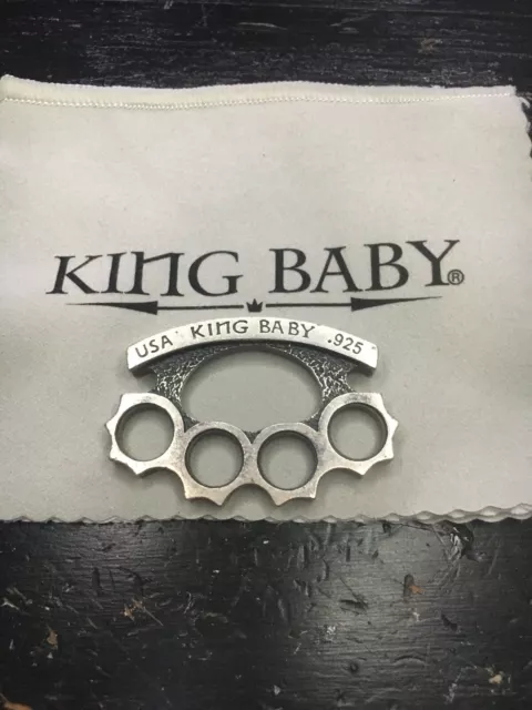 king baby .925 Silver Knuckle Pendant