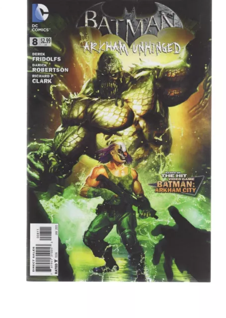 Batman Arkham Unhinged 8  Based On Video Game  /  Dc Comics New 52 Series