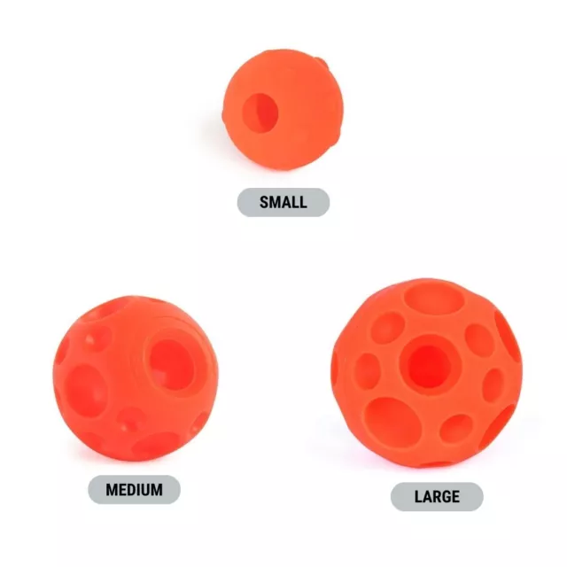 Omega Paw Tricky Treat Ball Dog Toy Orange