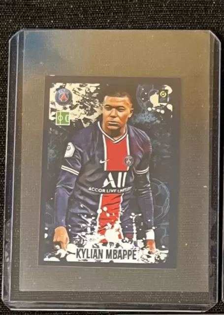 3 STICKERS PANINI FOOTBALL CHAMPIONSHIP 2020/2021 KYLIAN MBAPPE PARIS # p10 ROOKIE