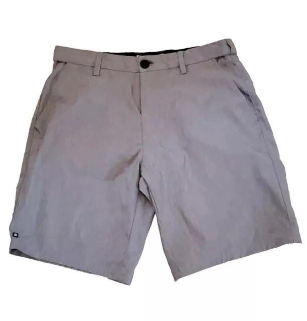 Micros Los Angeles Mens 34 Gray Chino Dress Shorts