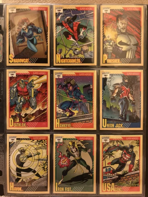 1991 Impel Marvel Universe Trading Card Set Series II ~You Pick Finish Your Set~