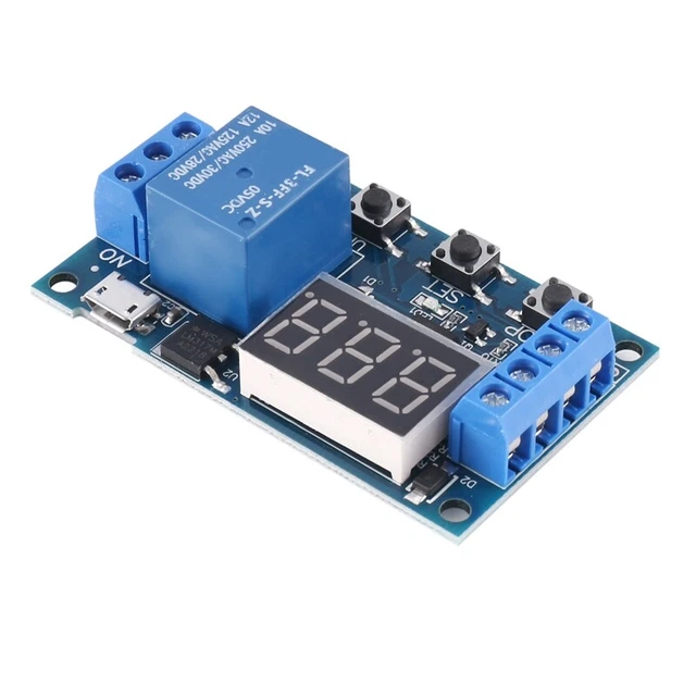 Modulo Timer Ritardo Spegnimento Regolabile 12V DC Trigger
