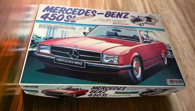 Doyusha MERCEDES-BENZ 450SL Plastikmodellauto-Bausatz im Maßstab 1:12 aus JAPAN