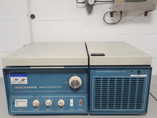 Beckman TJ-6R Tabletop Centrifuge with TJ-R Refrigeration Unit Lab Equipment