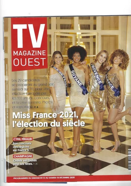 TV MAGAZINE OUEST-13 DECEMBRE 2020-MISS FRANCE 2021;l'élection du siècle/FERAUD